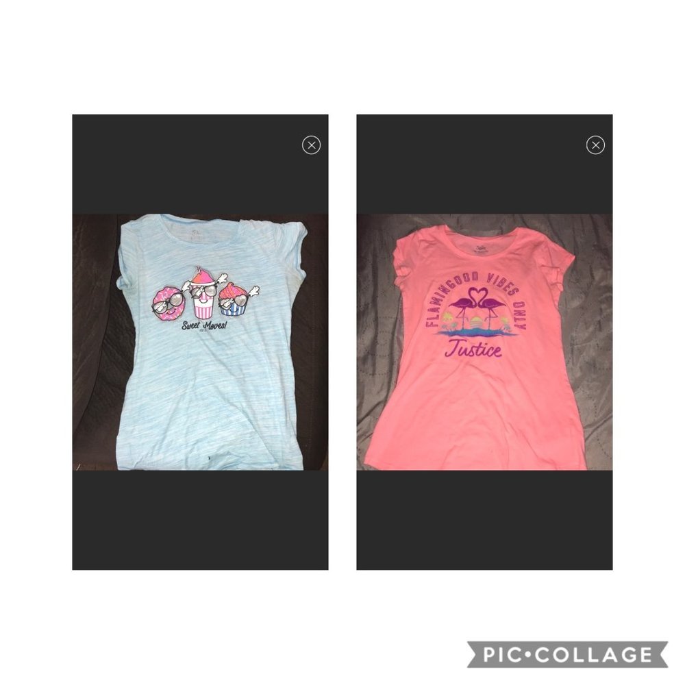 Justice graphic tees